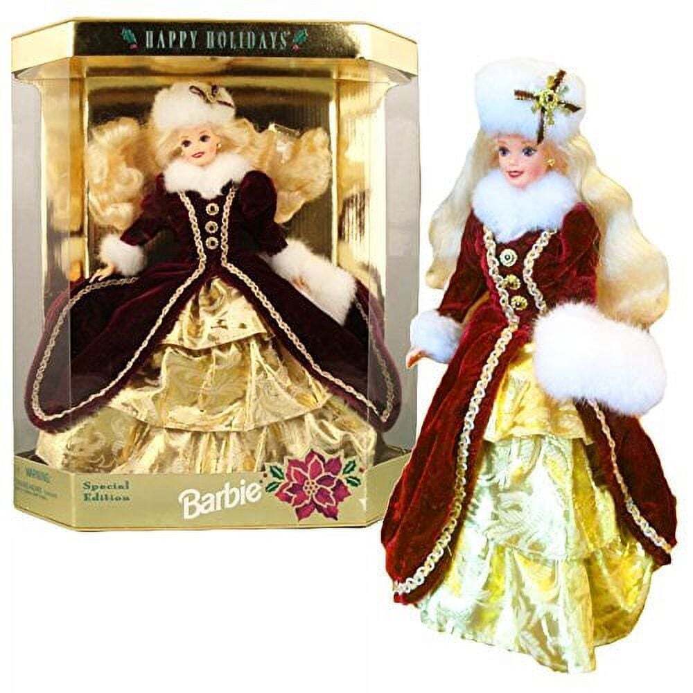 1996 Mattel Special Edition Happy Holidays Barbie